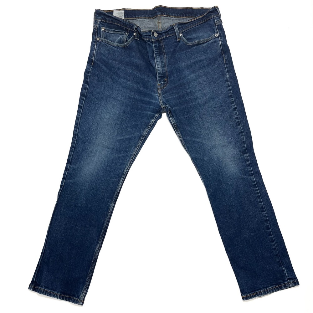 Levi s 511 Jeans Men s 40x30 Medium Wash Denim Natural Fade Whiskering